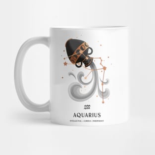 Aquarius Constellation Zodiac Series Mug